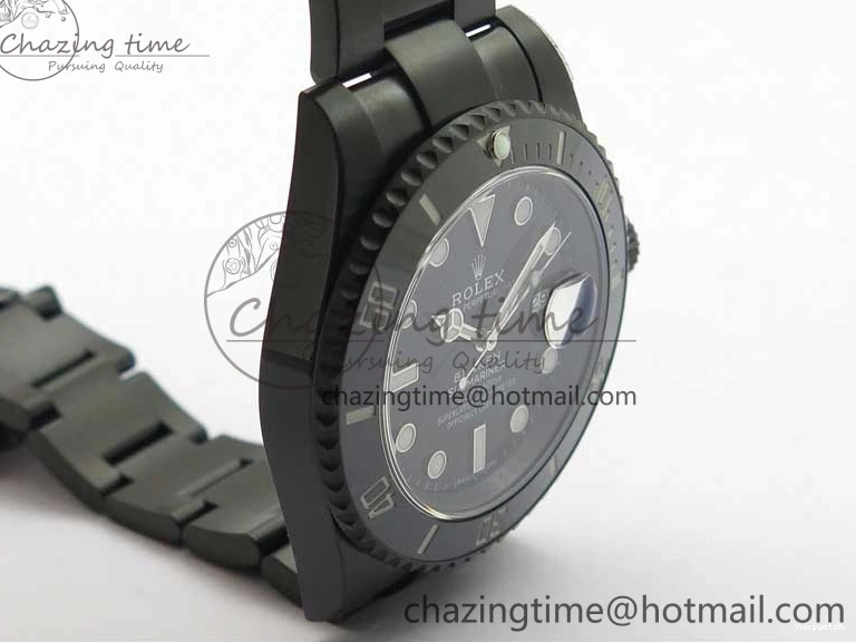 Steel V6F VS3135 1:1 V2 904L DLC Edition Submariner Black 116610 Blacken Best 0519